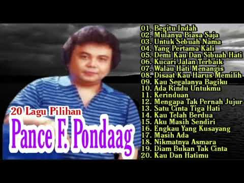 PANCE PONDAAG Full Album -  Lagu Tembang Kenangan -  Lagu Lawas Nostalgia 80an -  90an Terpopuler