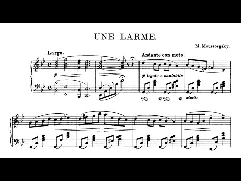 Modest Mussorgsky - Une Larme (A Tear)