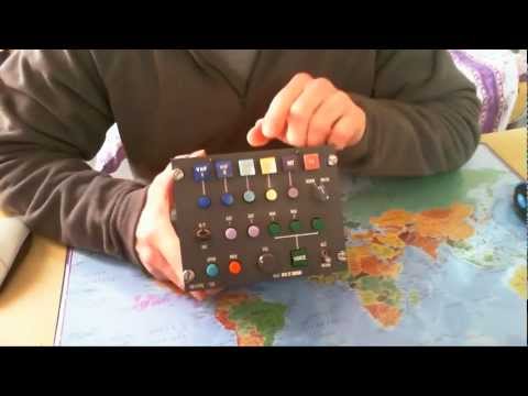 Webcam shoot test - Edo-aire aircraft audio control panel