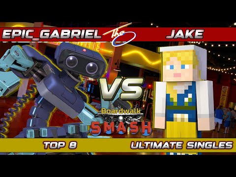 BWS #98 Top 8 - Epic_Gabriel (R.O.B) Vs. Jake (Steve) Super Smash Bros Ultimate SSBU Boardwalk CFL