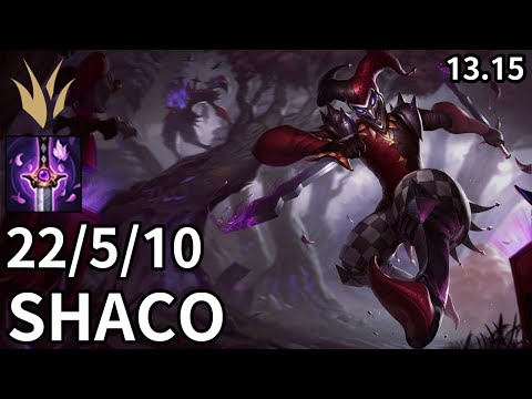 Shaco Jungle vs Kha'Zix - EUW Master | Patch 13.15