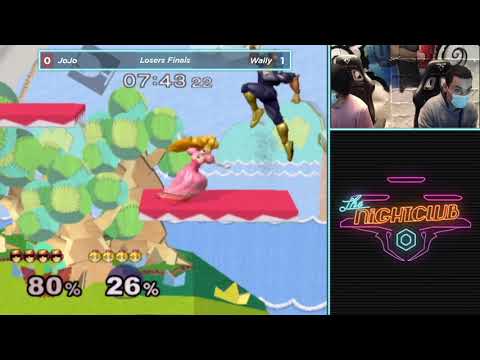 The Nightclub S2E1: Wally (Peach) vs JoJo (Captain Falcon) - Losers Finals SSBM