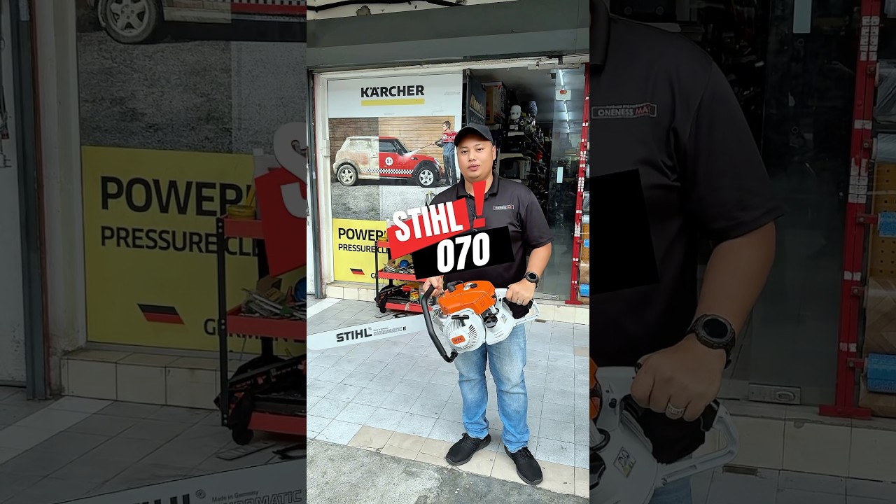 Tronçonneuse STIHL 070 video thumbnail