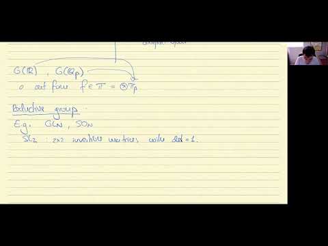 Representations of p-adic reductive groups by Tasho Kaletha