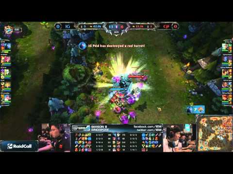 IEM Singapore Grand Final IG vs. CJ Entus Frost Game 1