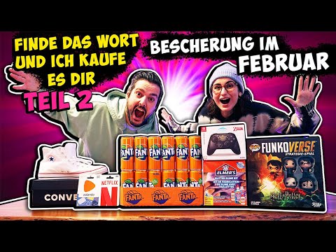 BESCHERUNG IM FEBRUAR! Dania & Kaans Geschenke von "Finde das Wort & ich kaufe es dir" (Teil 2)