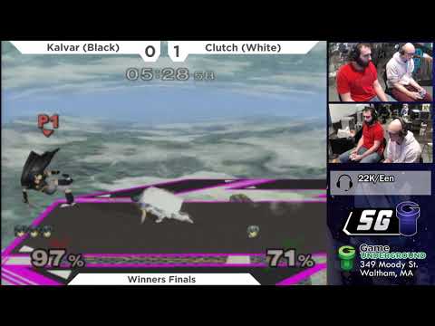 SG 22.4 SSBM - Kalvar (Black Marth) vs. Clutch (White Marth) - Melee WF
