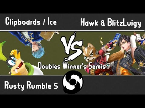 Rusty Rumble #5 (Doubles Winner's Semis) Clipboards & IceUnleashed VS JuniorHawk & BlitzLuigy