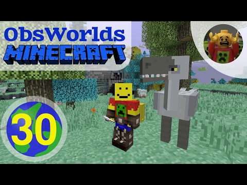 Jim Plays ObsWorlds Minecraft E30 - Sky Dimensions
