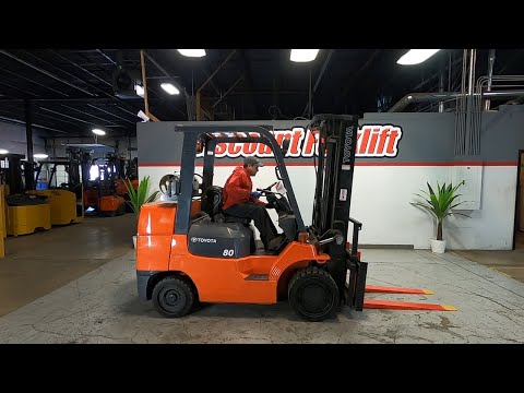 TOYOTA 7-Series 7FGCU35 8,000lb LP (Propane) #2875 - Forklift For Sale