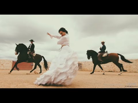 FLAMETAL "Pineal Eye" (Bulerias) - Ben Woods / Baile Laura Segovia/ Flamenco con Caballos -Horses