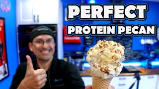 DELICIOUS High Protein Butter Pecan Ice Cream Made Easy
