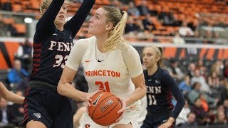 Women's Basketball:  Princeton Highlights vs. Penn - 2/26/20
