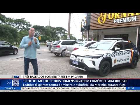 DF ALERTA - Mulher e dois homens invadem comércio para roubar