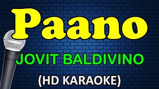 PAANO - Jovit Baldivino (HD Karaoke)