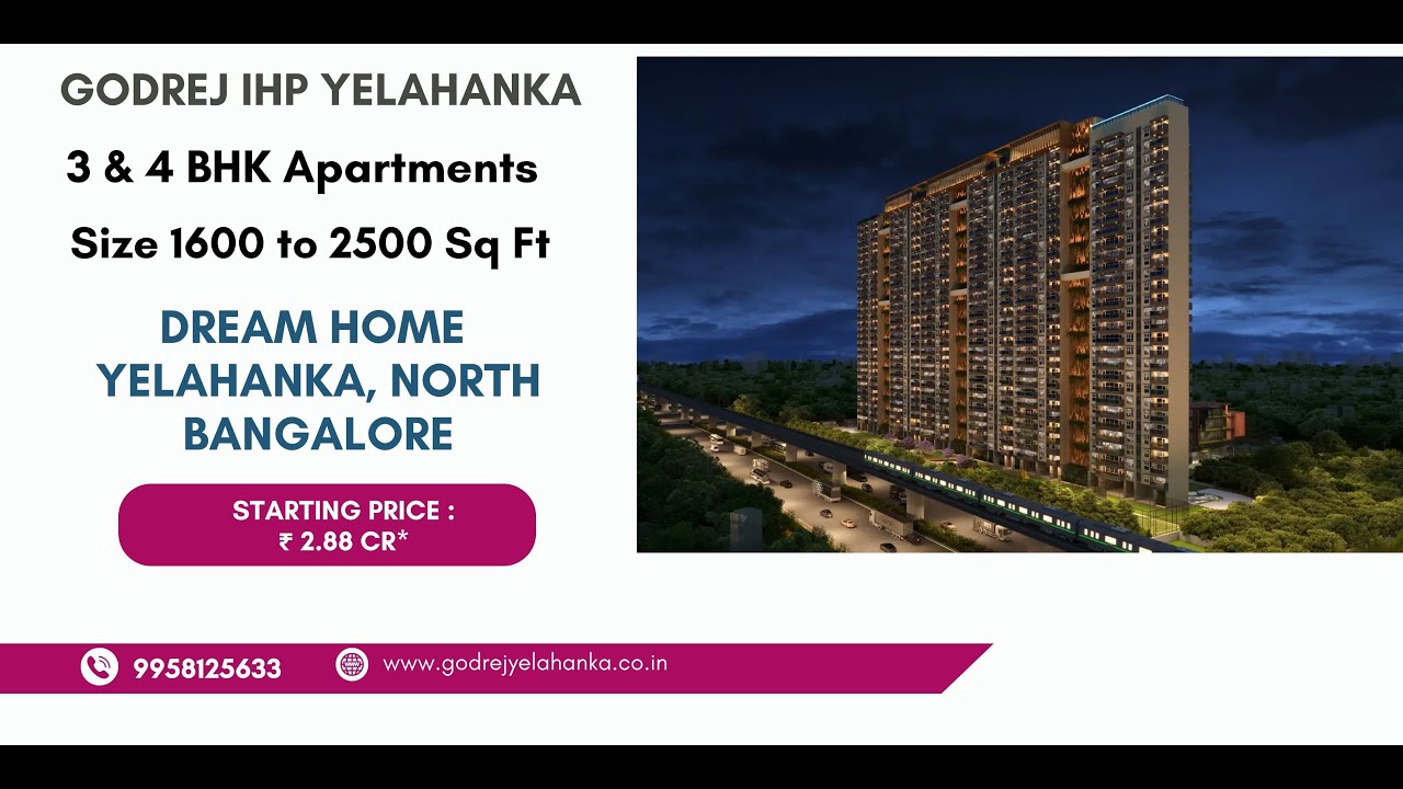 Godrej in Yelahanka Bangalore-Get Pre Launch Offer for Smart Buyers