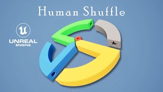 【UE5】初めて個人で開発したゲームを無料配布します！マルチ対応！遊び方や内部処理の話など【Human Shuffle】