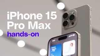 iPhone 15 Pro Max: titanium, Action Button, and USB-C
