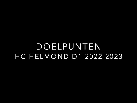 Doelpunten HC Helmond D1 22 23