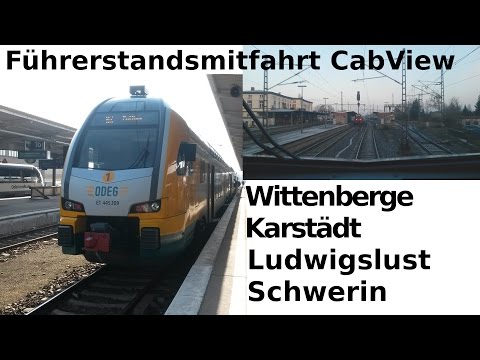 Führerstandsmitfahrt / CabView: RE2 - Wittenberge - Karstädt - Ludwigslust - Schwerin