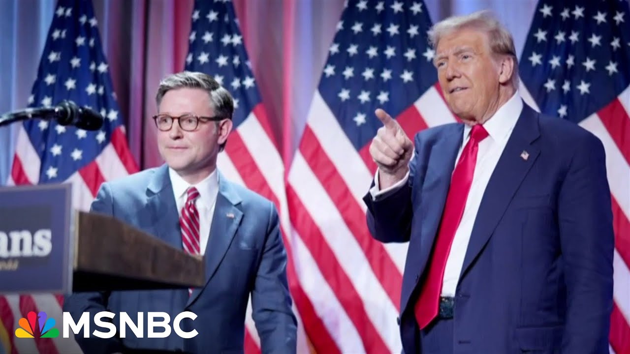 Trump calling on Republicans to fall in line, support Johnson in speaker vote