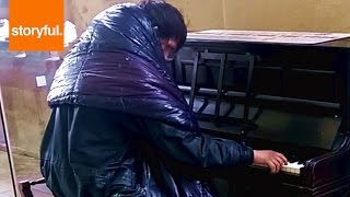 Homeless Man Plays Beethoven On Train Station Piano