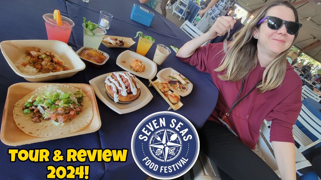 SeaWorld Orlando | Seven Seas Food Festival | Tour & Review 2024!