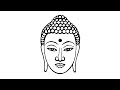 How to draw a Buddha/ gowthama Buddha drawing/buddha drawing step by step/gowthama Buddha drawing