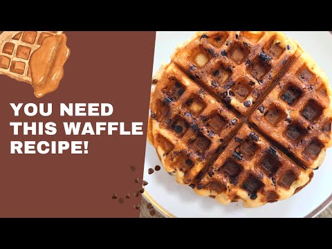 You NEED this Waffle Recipe! 2 SECRET INGREDIENTS! The Best Homemade Waffles!