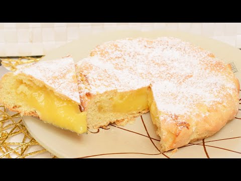 Crostata morbida con crema al limone senza latte