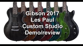 Video thumbnail for Gibson Les Paul Custom Studio 2017 demo review Diezel VH4 Kemper profile by Steve Cone