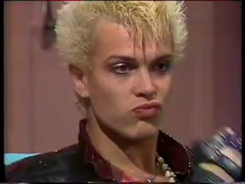 Billy Idol - rare 1984 NZ interview!!
