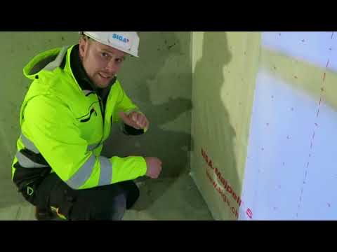 Dampbrems mot betong-/murvegg - SIGA Fentrim 20 50/85