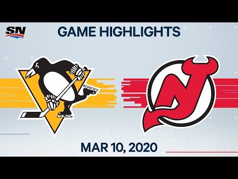 NHL Highlights | Penguins vs. Devils - Mar. 10, 2020