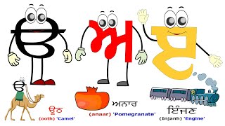 ਆਓ ਸਿਖਿਏ Punjabi Alphabet I Learn Gurmukhi Alphabets ਸੋਖੇ ਤਰੀਕੇ ਨਾਲ I 35 Akhar Punjabi