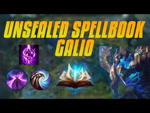 Unsealed Spellbook Galio Mid Guide - Aftershock vs Spellbook - How To Properly Use Spellbook