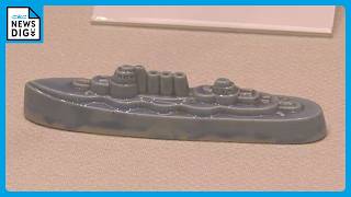 戦時下に戦意高揚に使われた言葉やデザインが施された約25点の生活用品を展示 ｢改めて考えてもらうきっかけに…｣  三重県総合博物館