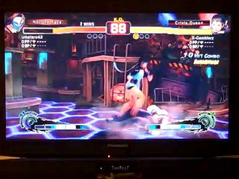 SSF4 AE - umataro42 vs X-Gamblerz 006 (Vega vs Sakura)