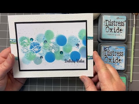 Birthday Wishes Karen Telfer - A Lavinia Stamps Tutorial