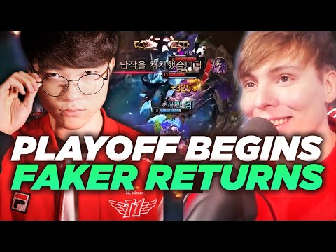 LS | FIRST SERIES OF FAKER'S PLAYOFF RUN | DK vs T1