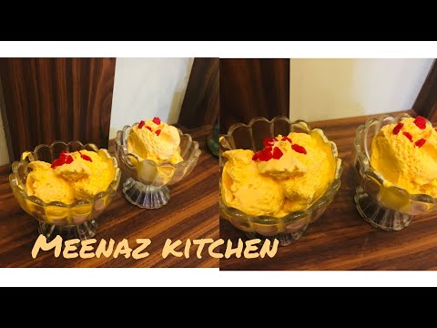 വെറും 2 ചേരുവകൾ മതി ഇത്രയും tasty icecream ready😋😋|home made mango icecream |meenaz kitchen