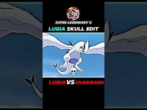 LUGIA VS CHARIZARD || ASH LUGIA SKULL EDIT ☠ || #POKEMON #SHORTS #lugia #greninja #pokemon #shorts