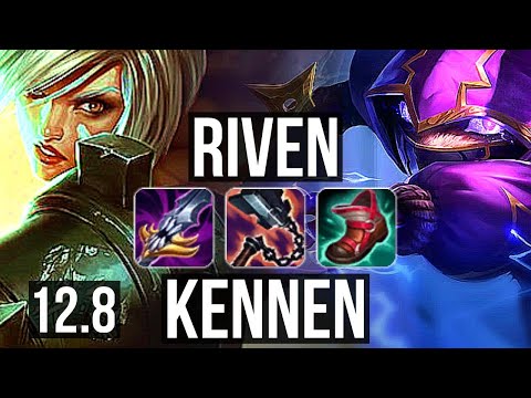 RIVEN vs KENNEN (TOP) | 19/1/5, 2.6M mastery, Legendary, 7 solo kills | EUW Grandmaster | 12.8