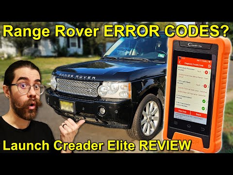 An Essential tool for Range Rover Owners! - Launch Creader Elite Scan Tool REVIEW