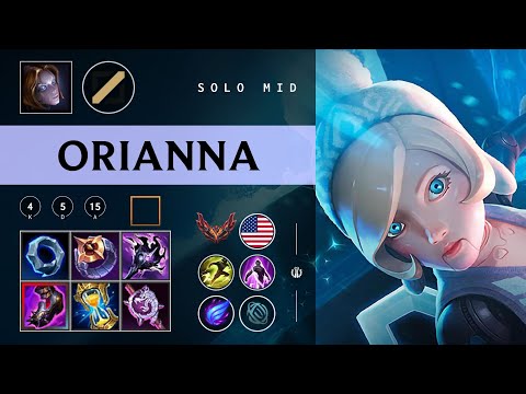 Orianna Mid vs Qiyana - NA Grandmaster Patch 26.02