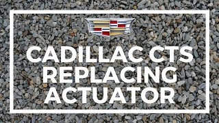Cadillac CTS Changing Actuator for Door (CTS 2009 + Other models)