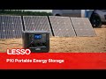 LESSO Solar P10 Portable Energy Storage Power Anytime Anywhere