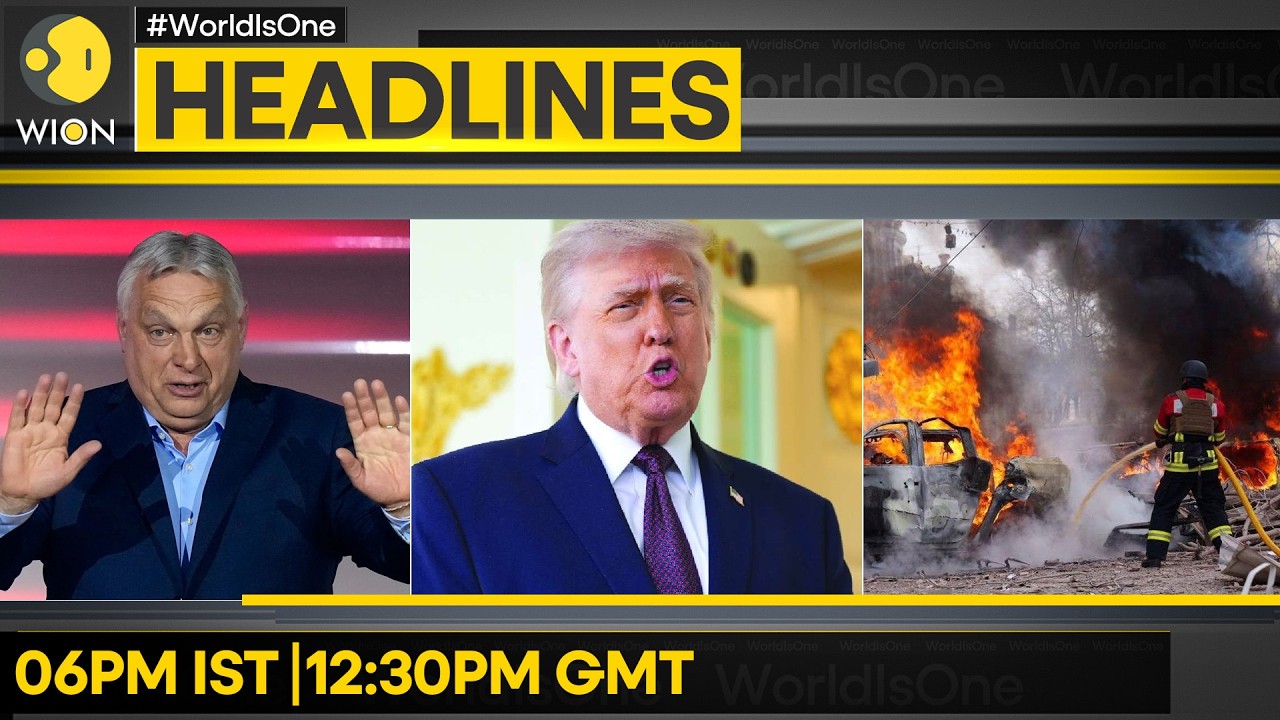 Iran Warns Blocking Trade Via Red Sea | Russian Strike Triggers Major Fire in Sumy | WION Headlines