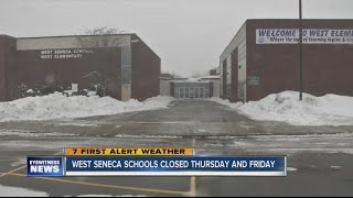 West Seneca Schools Closed Thursday and Friday