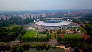 MAVIC PRO 4k Park Śląski, Stadion śląski z drona